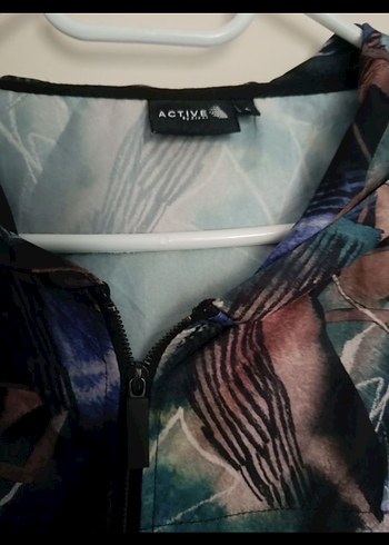 Kadın Çok Renkli Uzun kapşonlu Yağmurluk - Görsel 3