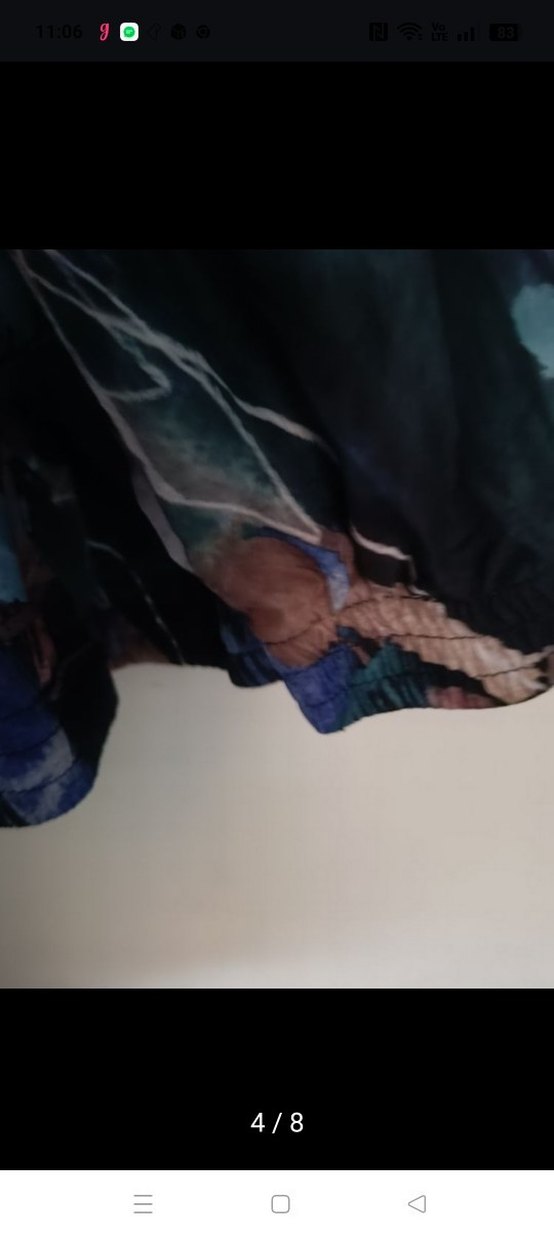 Kadın Çok Renkli Uzun  kapşonlu Yağmurluk - Görsel 4