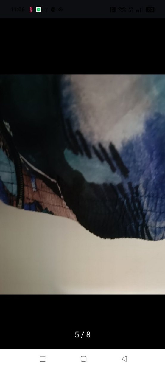 Kadın Çok Renkli Uzun  kapşonlu Yağmurluk - Görsel 5