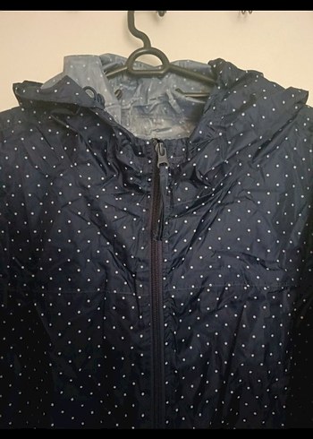 Lacivert Midi Boy Rüzgarlık - Görsel 2