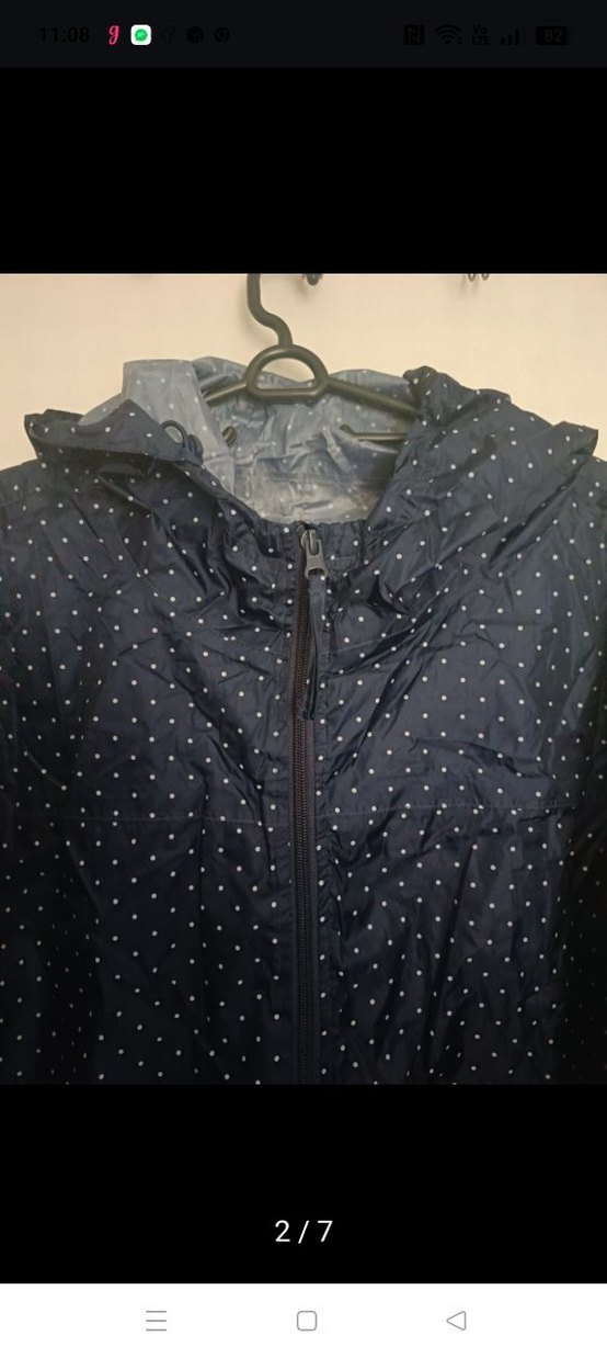 Lacivert Midi Boy Rüzgarlık - Görsel 2