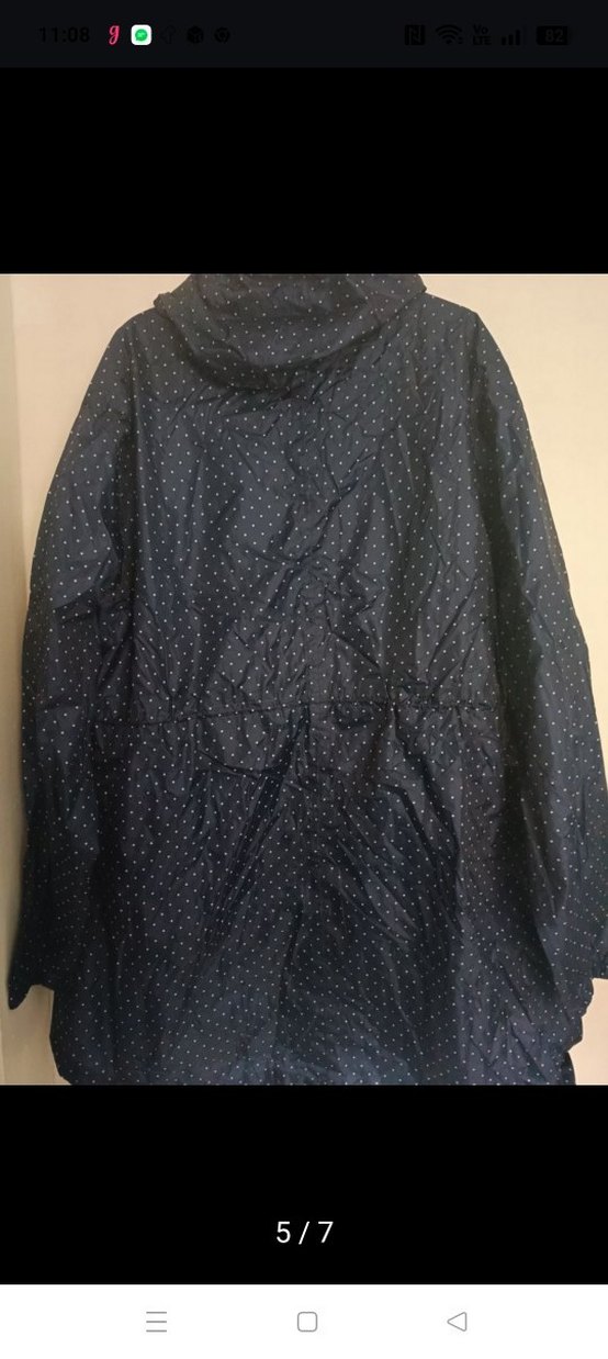 Lacivert Midi Boy Rüzgarlık - Görsel 5