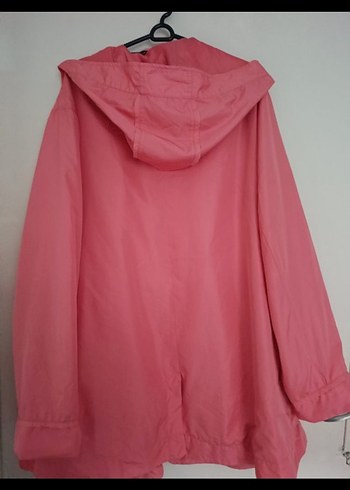 Pembe Midi Kadın yamurluk Fermuarlı - Görsel 7