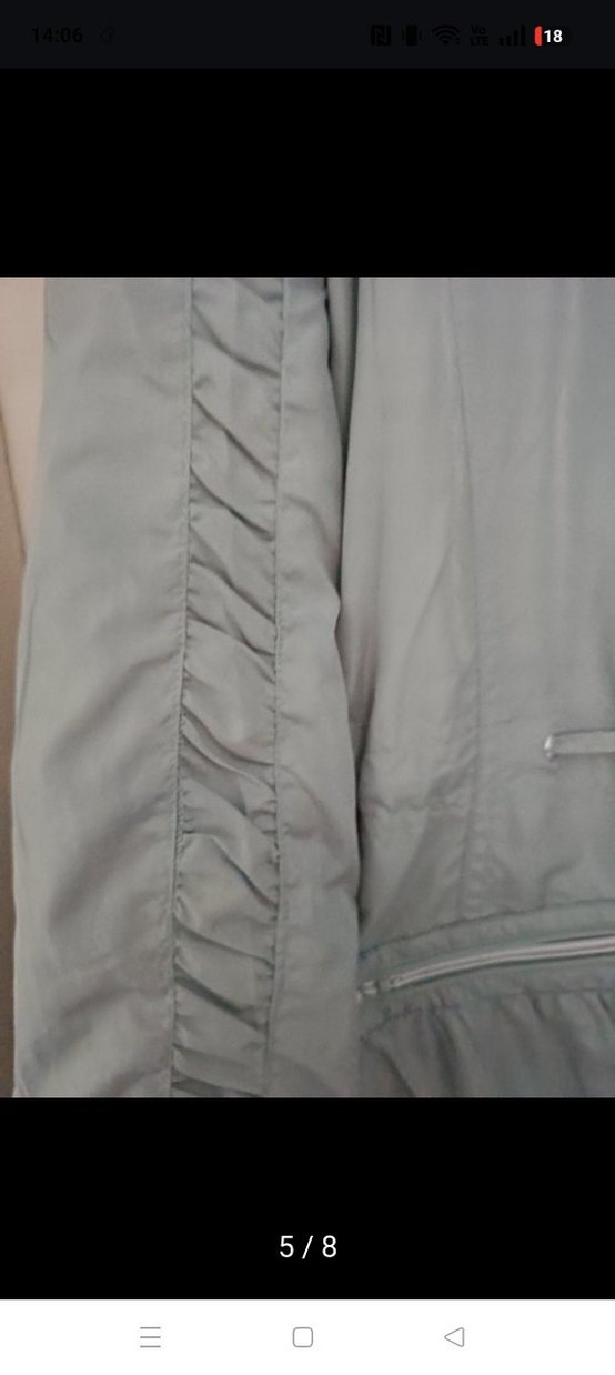 Düğmeli Midi Kadın yamurluk /rüzgarlık - Görsel 5