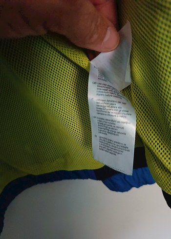 Mavi Fermuarlı Erkek Yağmurluk - Görsel 7