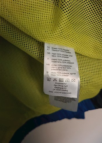 Mavi Fermuarlı Erkek Yağmurluk - Görsel 6