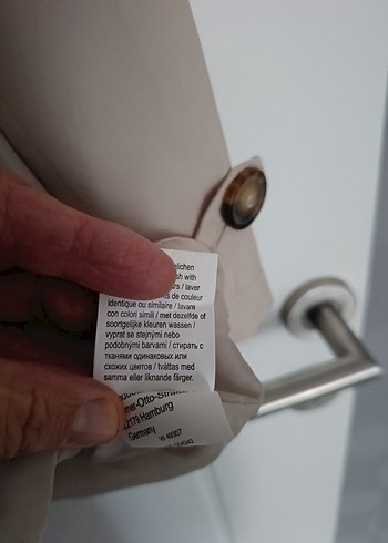 Bej Düğmeli Midi Kadın  rüzgarlık / yamurluk - Görsel 8