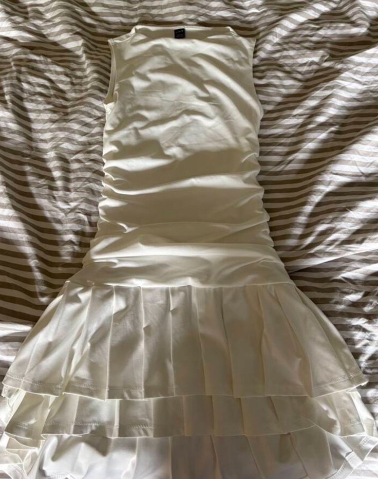 Pembe Fırfırlı pinterest elbise - Görsel 2