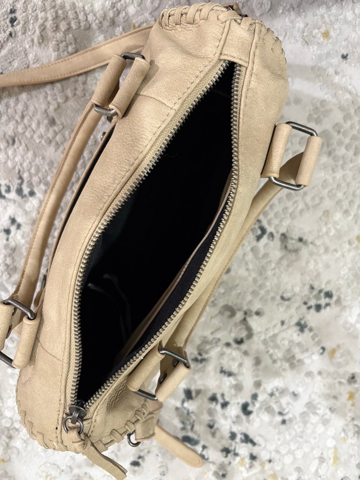 pull and bear city bag tarzı bowling çanta - Görsel 3