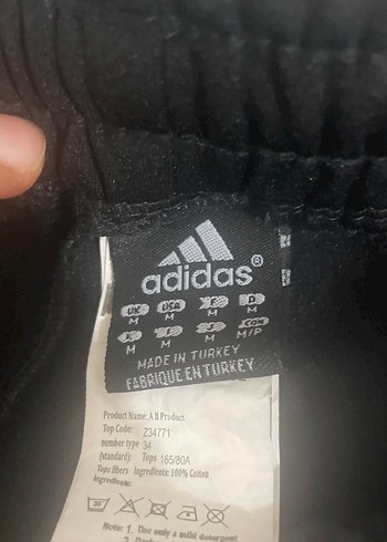 Adidas Siyah Fermuarlı Erkek Eşofman Altı - Görsel 3