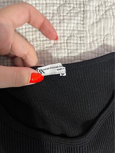 xs Beden siyah Renk Zara Crop