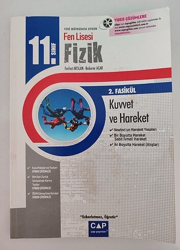 Beden Çap Yayınları 11. Sınıf Fen Lisesi Fizik Fasikülleri