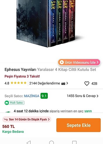 YARALASAR GENÇ KIZ EDEBİYATI 