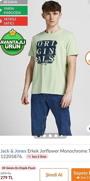 Jacj jones yeni etiketli tshirt - Görsel 3