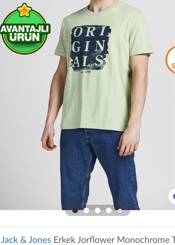 Jacj jones yeni etiketli tshirt - Görsel 3