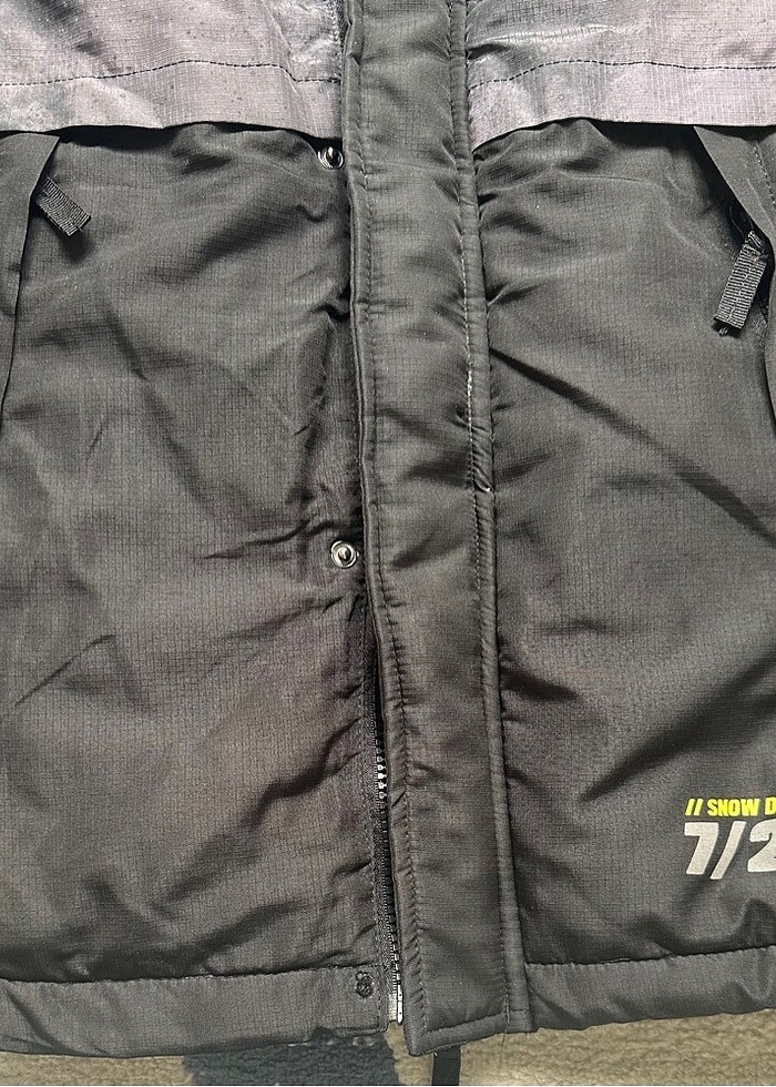 İçi poşarlı kalın mont - Görsel 5