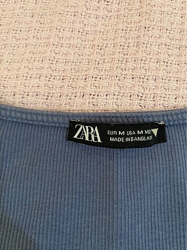 m Beden mavi Renk zara crop