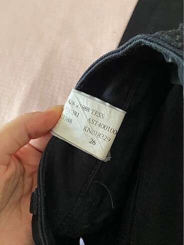 36 Beden siyah Renk mavi jeans