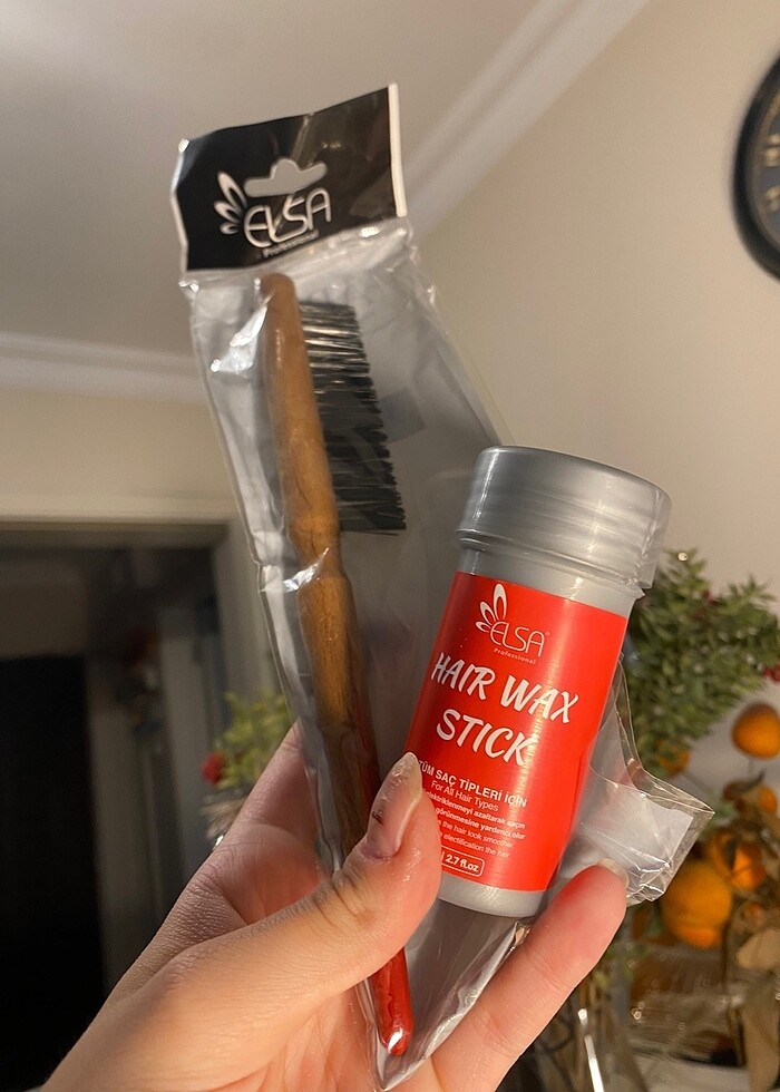 sıfır topuz tarağı ve stick - Görsel 2