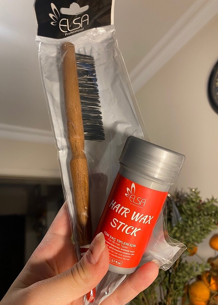 sıfır topuz tarağı ve stick - Görsel 3