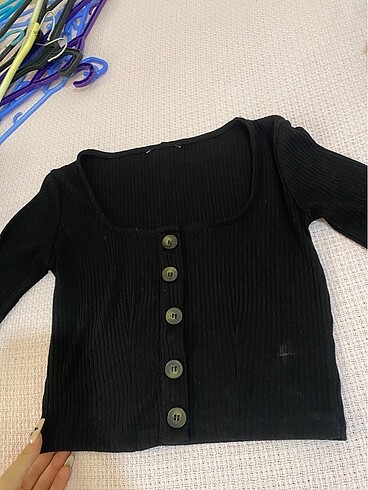 m Beden siyah crop