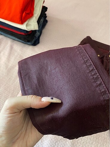 34 Beden bordo Renk mango pantolon