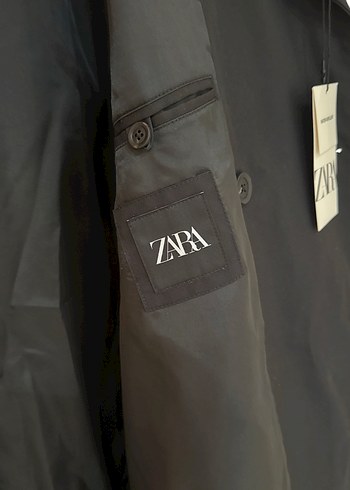 Siyah Erkek Uzun Düğmeli Kaban - Görsel 3