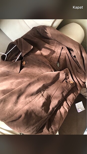 Süet vintage ceket