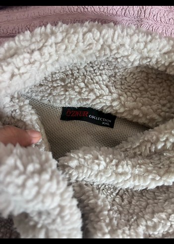 Gri Fermuarlı Kadın Midi Ceket - Görsel 7