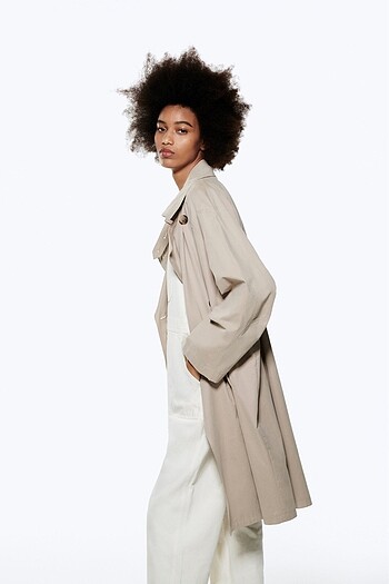 xs Beden camel Renk Zara Trençkot