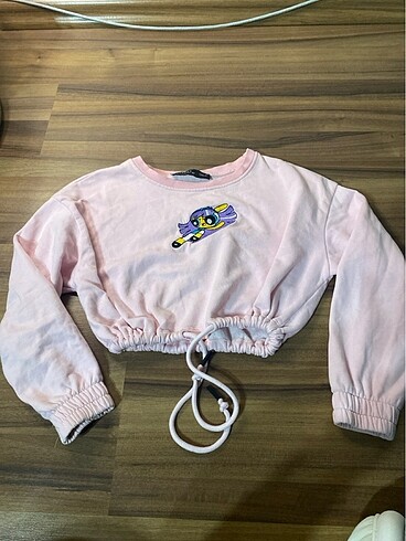 Kız Çocuk Crop Sweat