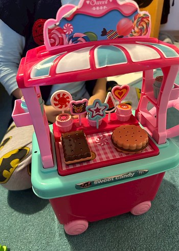  Beden Renk Renkli Pembe Tatlı Şeker Oyun Seti