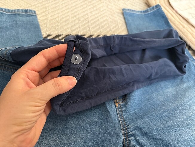 LC Waikiki Hamile pantalonu 42 beden açık mavi renk