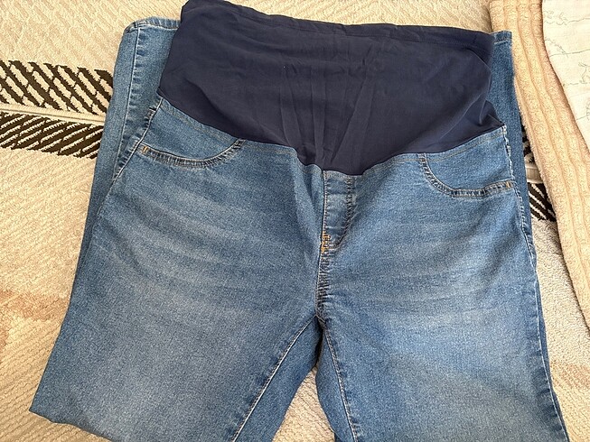 Hamile pantalonu 42 beden açık mavi renk