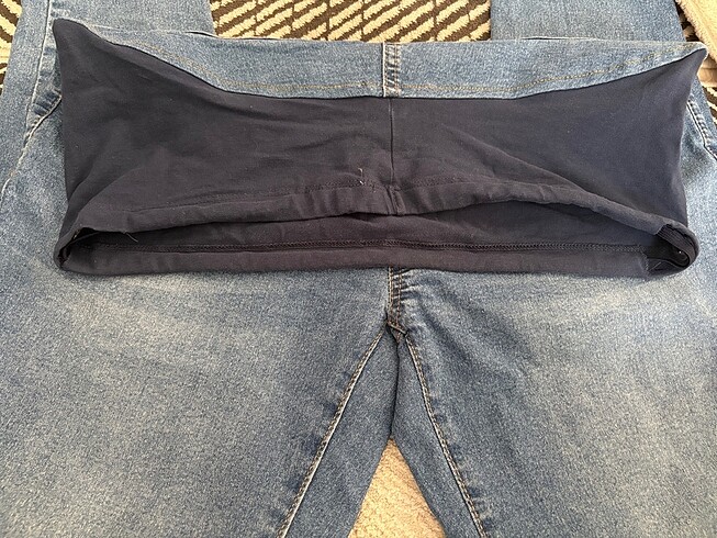 42 Beden Hamile pantalonu 42 beden açık mavi renk