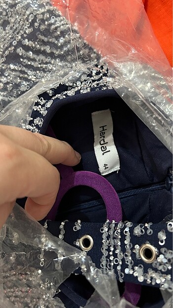 xl Beden lacivert Renk Kiralık Tesettür Abiye