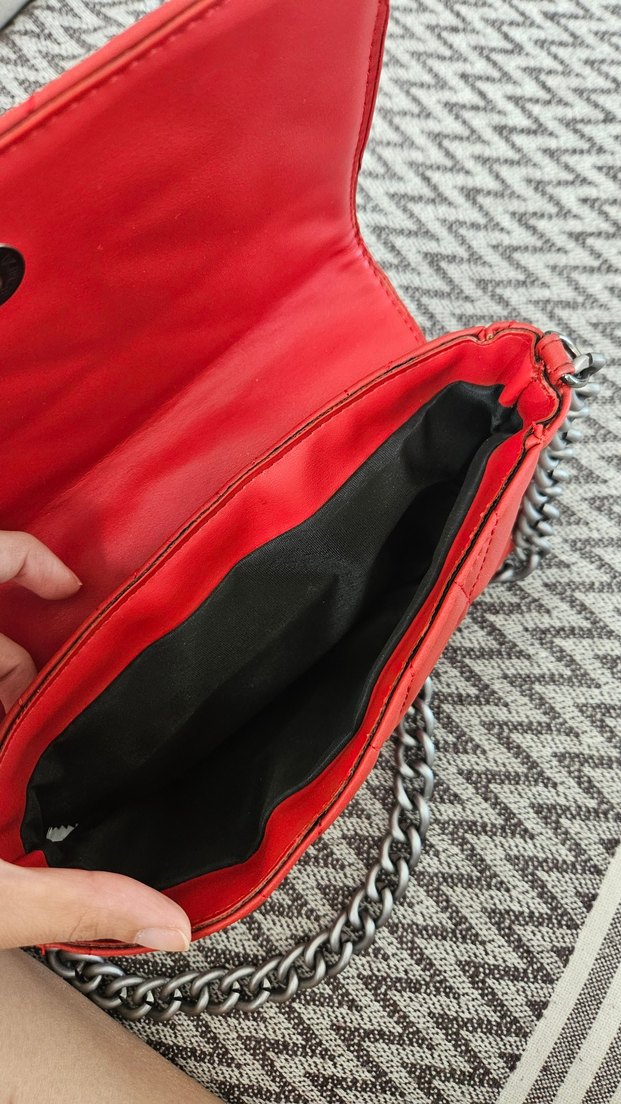 Kırmızı Kol Çantası - Görsel 5