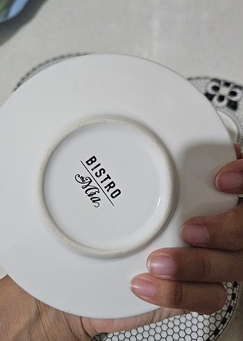 The Mia Bistro Çay Bardağı Tabağı Seti - Görsel 2