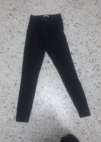 Siyah Esnek Streç Kadın Midi Jean