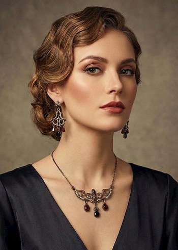 Gece Yarısı Valsi: Vintage Takı Seti - Görsel 2