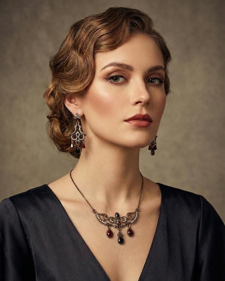 Gece Yarısı Valsi: Vintage Takı Seti - Görsel 2