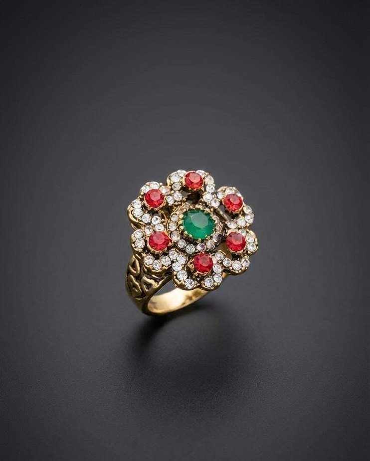 "Saray Bahçesinin Sırrı" Vintage Yüzük 17 Numara - Görsel 2