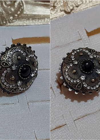 "Geceyarısı Tılsımı" Vintage Yüzük - Ayarlanabilir - Görsel 3