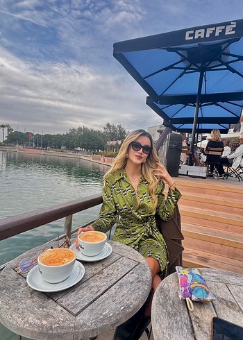 Bohem Midi Desenli Kadın Elbise - Görsel 3