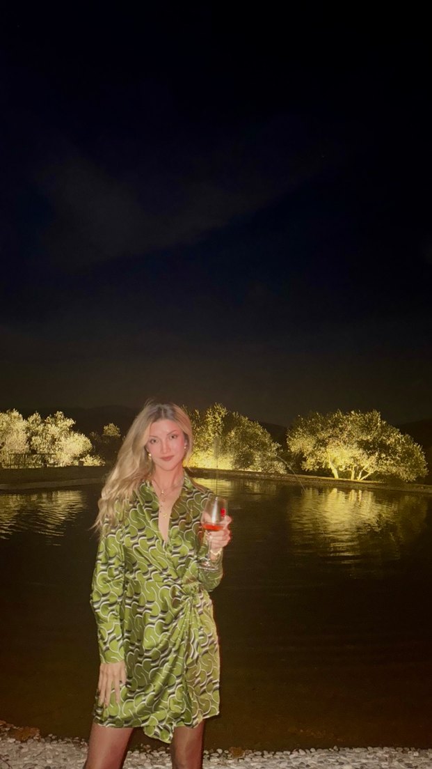 Bohem Midi Desenli Kadın Elbise - Görsel 2