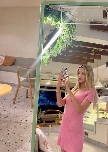 Pembe elbise - Görsel 2