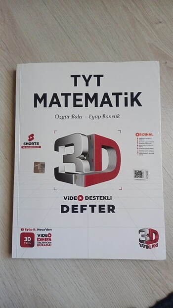 3D yayınları tyt matematik video destekli defter