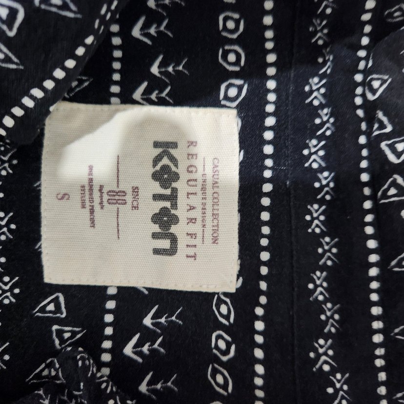 Siyah Gri  Uzun Kollu Erkek Gömlek - Görsel 4