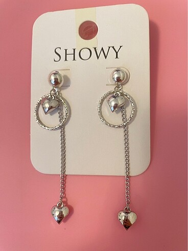 Showy Silver Kalpli Küpe