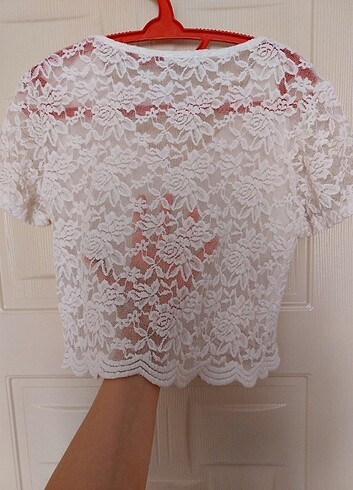 l Beden Dantel Crop